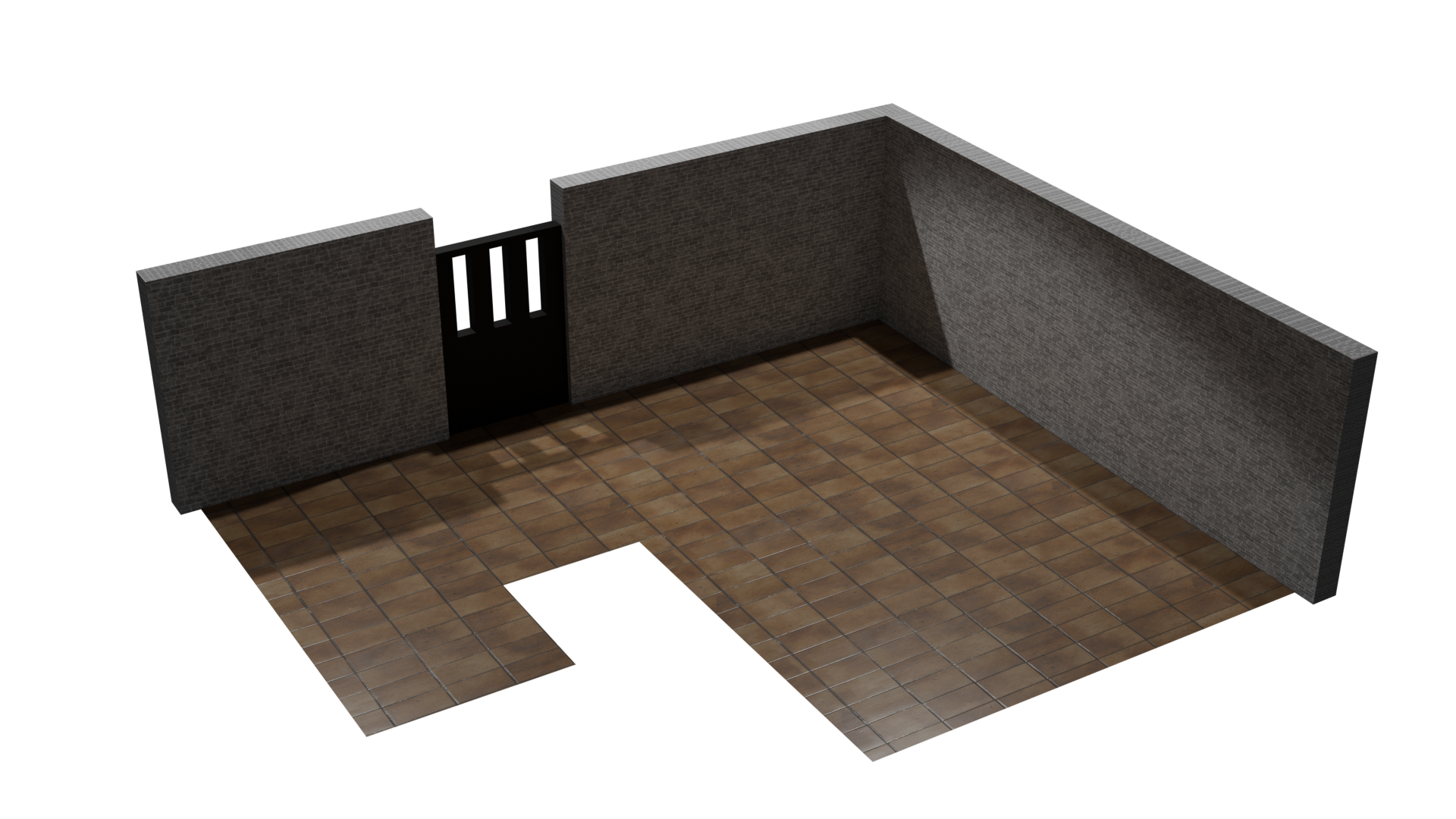 Patio / Pared Polac 3D